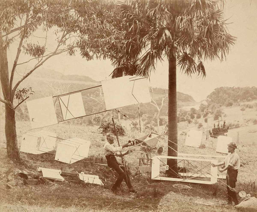 De pionier, Lawrence Hargrave